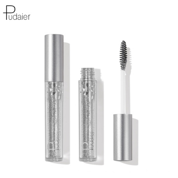Pudaier Diamond Glitter Mascara Quick Dry Water Drop Makeup Long Lasting Waterproof Curling Thick Shiny Eyelash Mascara